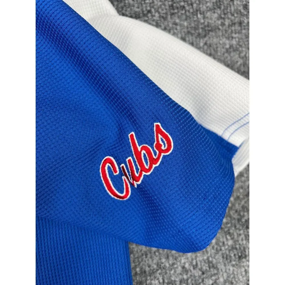 Majestic Chicago Cubs 2X Baseball Jersey Pullover Walking Bear Logo #855